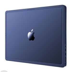 ‘CRACKGUARD’ for MacBook Air 15” Protective Laptop Case-MIDNIGHT CLEAR